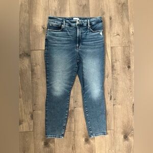 High Waisted Good American Skinny Jeans